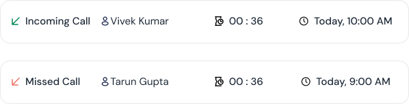 Call Logs & Analytics